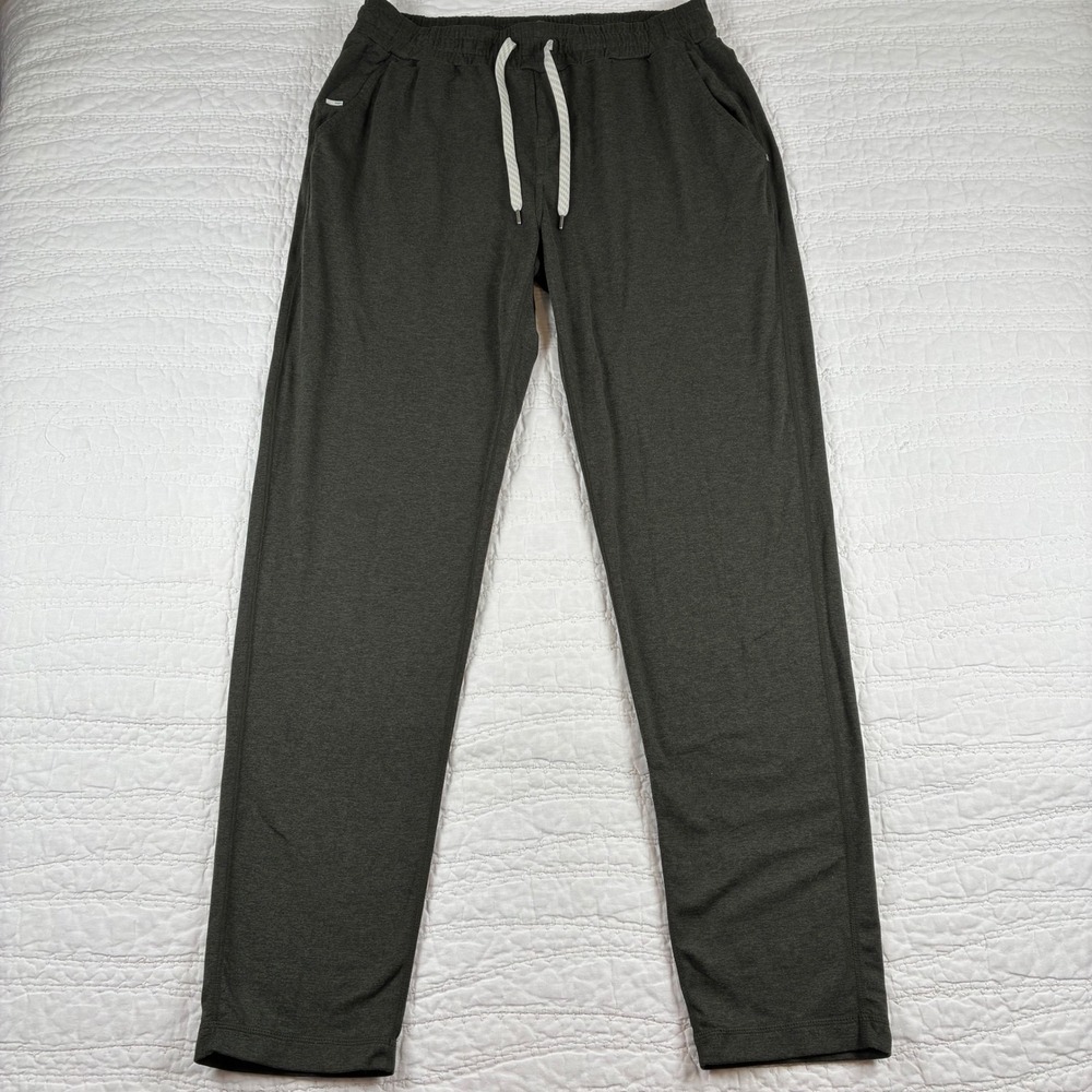 Vuori Ponto Performance Pant Mens L Green Joggers V418 Athleisure Comfort Gym